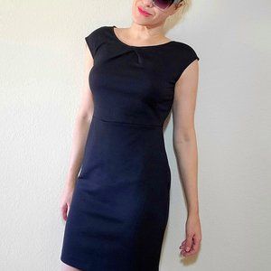 Merona Black Sheath Dress Small Sleeveless Womens Work Career Cocktail Party